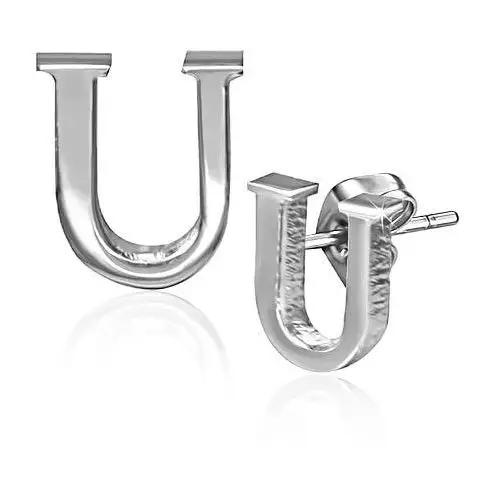 Stalowe kolczyki - wkręty w kształcie litery U, AA12.16
