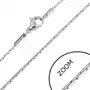 Stalowy łańcuszek - ogniwa w kształcie tulejek - długość: 508 mm Biżuteria e-shop Sklep