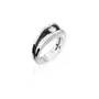 Biżuteria e-shop Stalowy pierścień z 5 mm cyrkonią - rozmiar: 52 Sklep