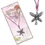 Biżuteria e-shop Sznurek na szyję - stalowa wstydliwa wróżka z ozdobionymi skrzydłami Sklep