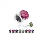 Sztuczny piercing do ucha - błyszczący, wypukły - kolor: przeźroczysty Biżuteria e-shop Sklep