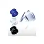 Biżuteria e-shop Tunel do ucha akrylowy uv odkręcany - szerokość: 8 mm, kolor kolczyka: niebieski Sklep