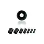Tunel do ucha - czarny, siodłowy, marmur - szerokość: 8 mm Biżuteria e-shop Sklep