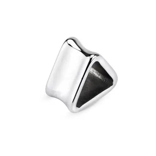 Biżuteria e-shop Tunel do ucha ze stali nierdzewnej - trójkąt - szerokość: 16 mm