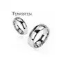 Tungsten obrączka - pierścionek z rowkiem na środku - rozmiar: 49 Biżuteria e-shop Sklep