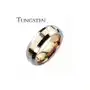Tungsten obrączka - złotoróżowy pas z numerami rzymskimi - rozmiar: 52 Biżuteria e-shop Sklep