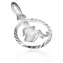 Biżuteria e-shop Wisiorek ze srebra 925 - błyszczące koło i znak zodiaku 