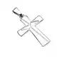 Biżuteria e-shop Wisiorek ze srebra 925 - krzyż łaciński, wygrawerowane trójkąty Sklep