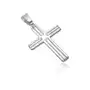 Wisiorek ze srebra 925- krzyż z wrębami na ramionach, X36.13 Sklep