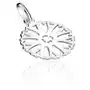 Biżuteria e-shop Wisiorek ze srebra 925 - kwiat w kole z karbowanymi brzegami Sklep