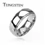 Wolframowy pierścionek z podwyższonym środkiem, lustrzany połysk, 8 mm - rozmiar: 70 Biżuteria e-shop Sklep