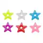 Biżuteria e-shop Zawieszka na piercing - kolorowa akrylowa gwiazda - kolor: jasnoniebieski Sklep