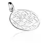Biżuteria e-shop Zawieszka ze srebra 925 - koło z promieniami i wzorem w kształcie litery t Sklep