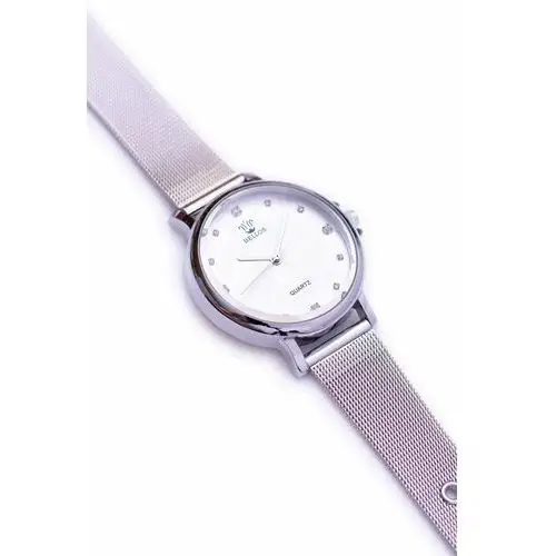 Bellos damski srebrny zegarek bransoleta faciatto Butosklep