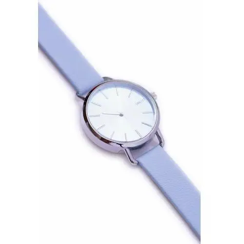 Damski błękitny zegarek ernest ze srebrną kopertą contero Butosklep