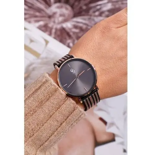 Butosklep Damski zegarek gg luxe czarny fiber