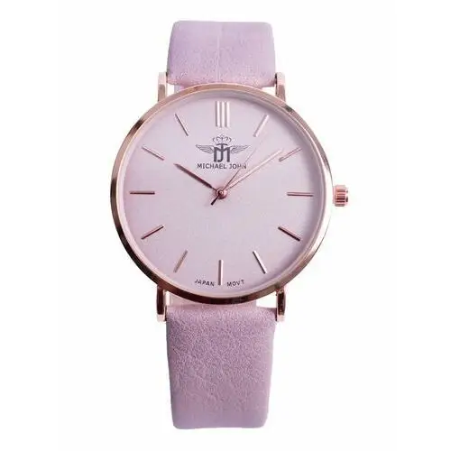 Butosklep Damski zegarek michael john florence 40mm różowy pasek