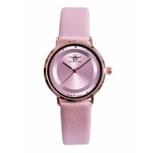 Damski zegarek michael john paule różowy metaliczny Butosklep