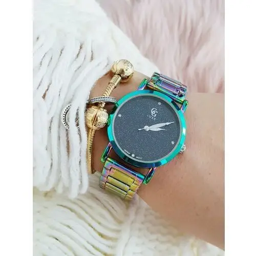 Damski Zegarek Yves Benzynowy Multicolor