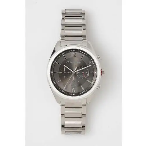 Calvin Klein zegarek męski kolor srebrny