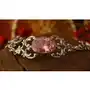 CAMPO - srebrna bransoletka z różowym kryształem, kolor różowy Sklep