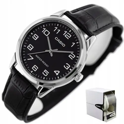 Casio Klasyczny zegarek męski mtp-v001l-1b pudełko prezentowe