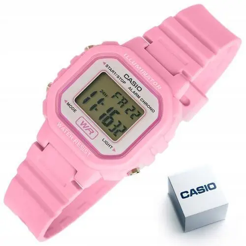 Casio Zegarek dziecięcy la-20wh-4a1df box zegarek dla dziewczynki