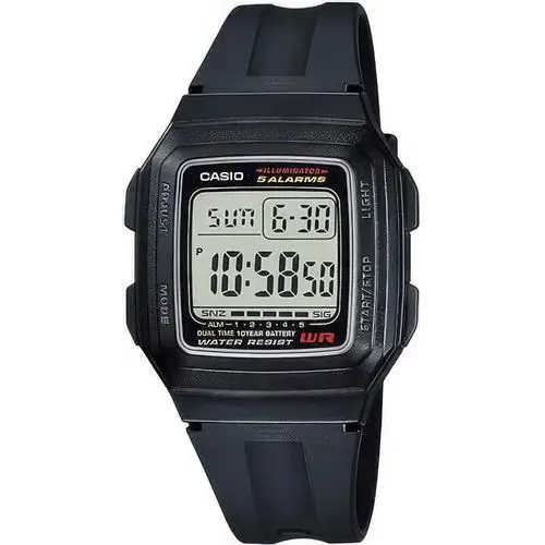 Casio Zegarek męski f-201wa-1adf + box