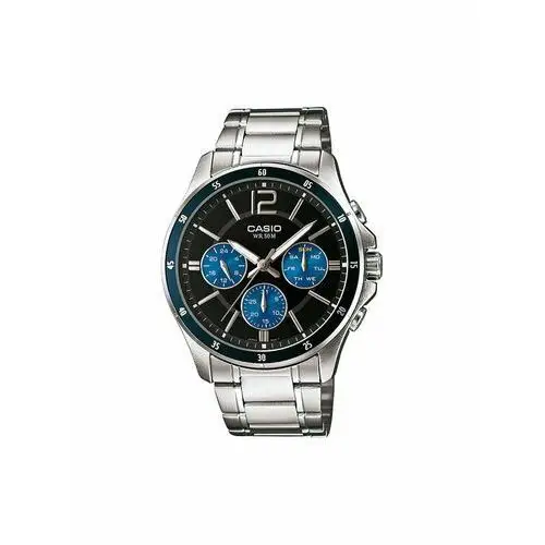 Casio zegarek mtp-1374pd-2avef srebrny