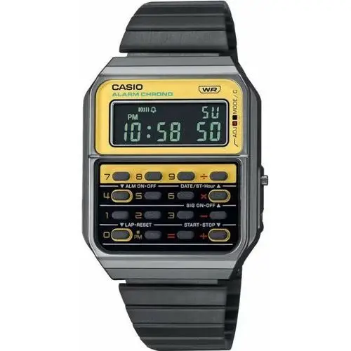 Casio Zegarek Vintage Edgy CA-500WEGG-9BEF Czarny 2