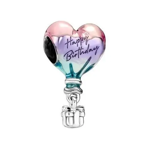Charms Balon Urodzinowe balony Serce Srebro 925