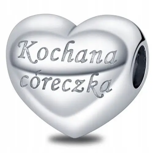 Charms Kochana Córeczka dla córki srebro 925