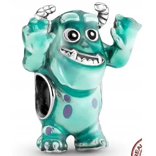 Charms Potwory i Spółka Disney Pixar James Sulley Sullivan Srebro s925