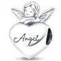 Charms Serce Anioł Stróż Aniołek Love Angel Zawieszka Koralik Srebro 925 Sklep