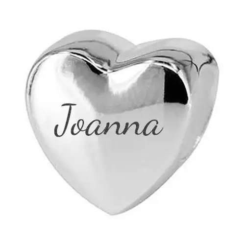 Charms srebrny Joanna srebro 925 Grawer