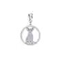 Charms Srebrny z Kotem Devon Rex 925 Biżuteria Dedykacja Sklep