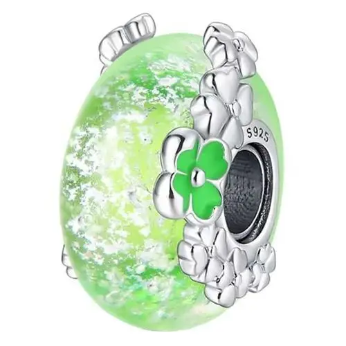 Charms Zawieszka Charms Fluorescencyjny Szklany Kwiaty Charmsy Trusky