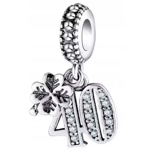 Charms zawieszka na 40 urodziny 40stka Srebro 925