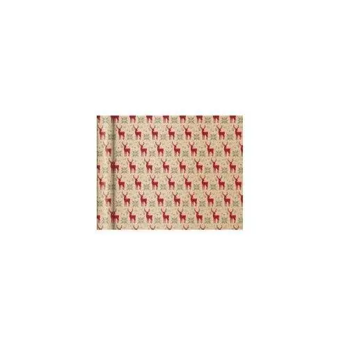 Clairefontaine papier ozdobny red reindeer 35 x 500 cm