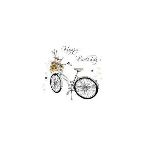 Clear creations karnet swarovski kwadrat cl1212 urodziny rower