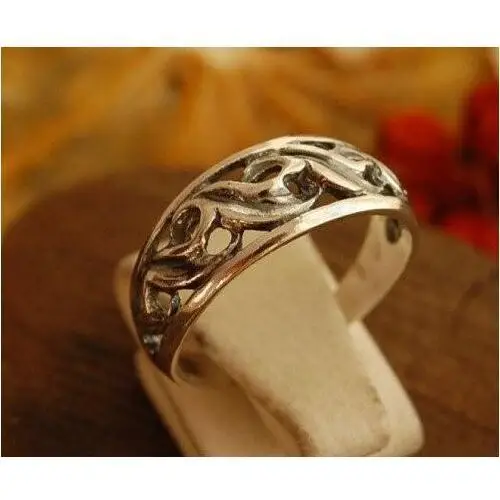 COPACABANA - srebrny pierścionek piękne srebro, kolor szary