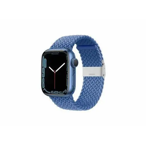 CRONG Pasek pleciony Wave Band do Apple Watch 42/44/45 mm (niebieski), kolor niebieski
