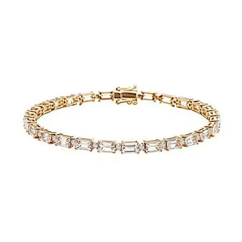 Daylight - biżuteria yes Bransoletka złota z topazami i diamentami - daylight