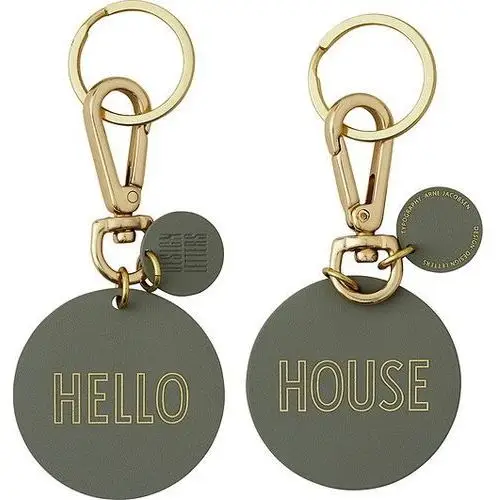 Brelok do kluczy design letters hello & house
