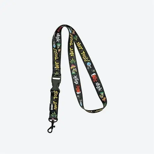 Brelok na klucze - not today lanyard black (black) Dgk