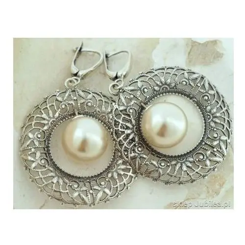 DORINA - srebrne kolczyki z perłami