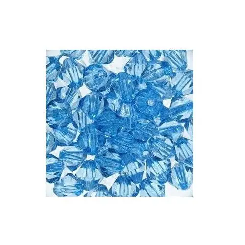 Korale Akrylowe Diamentowe 10mm (14szt) Błękitny, kolor niebieski