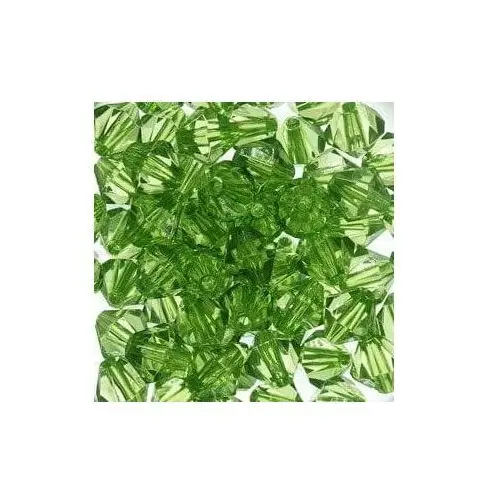 Korale Akrylowe Diamentowe 10mm (14szt) J.Zielony