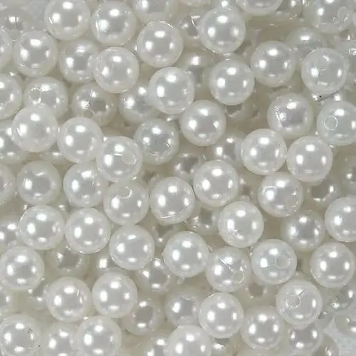 Koraliki perłowe 10 mm (10szt) białe Dystrybutor kufer