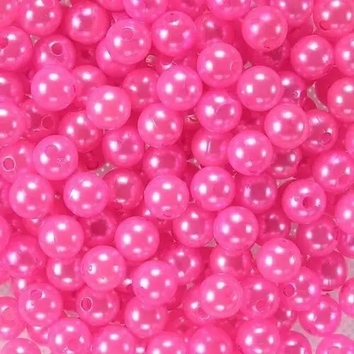 Dystrybutor kufer Koraliki perłowe 10 mm (10szt) jasny róż